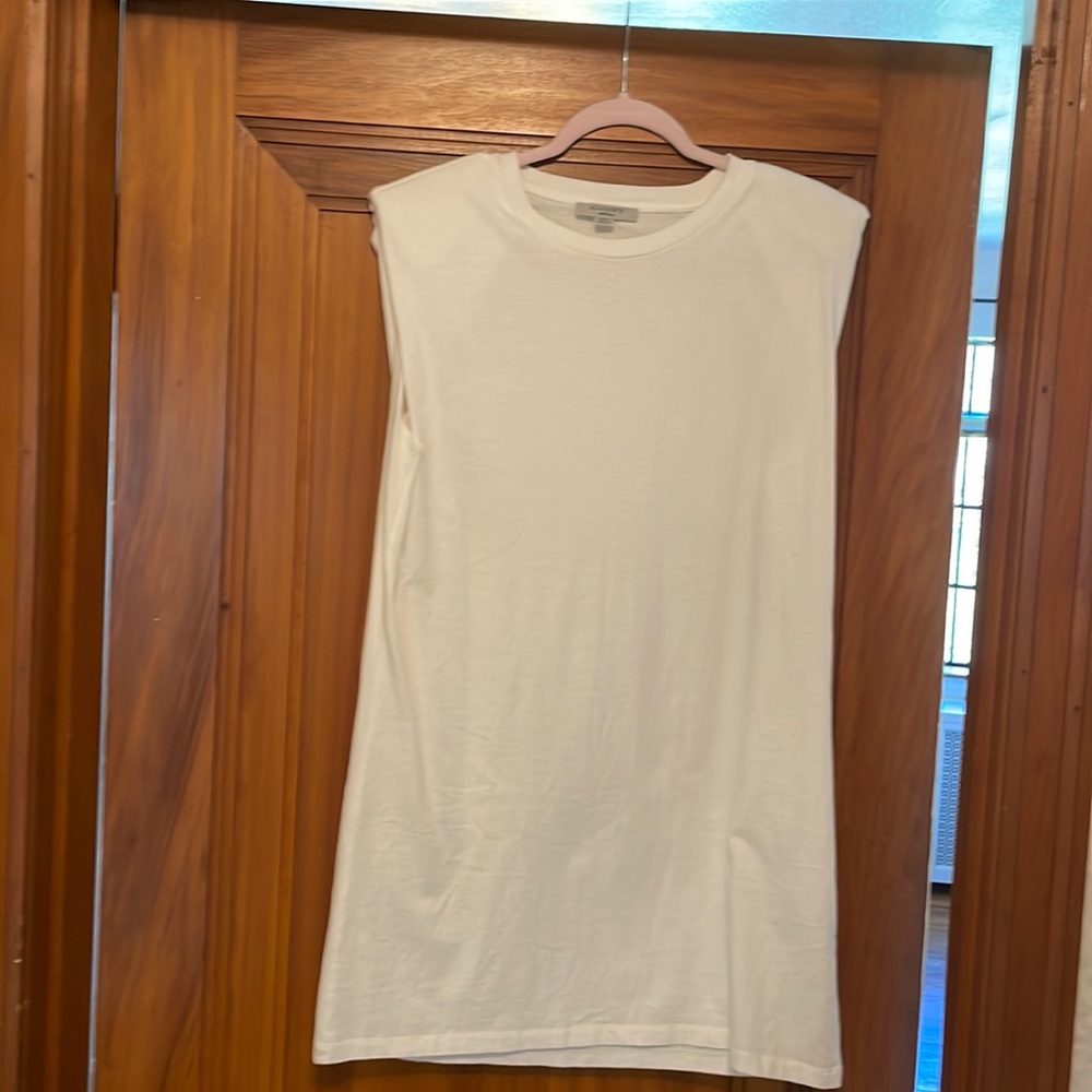 White tee shirt dress